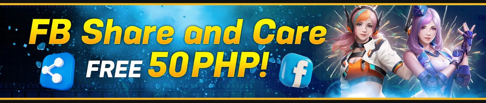 FB share and care MNL777 to give free 50 PHP!